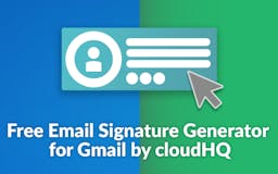Email Signature Generator by cloudHQ media 3