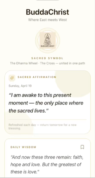 BuddhaChrist AI Companion gallery image
