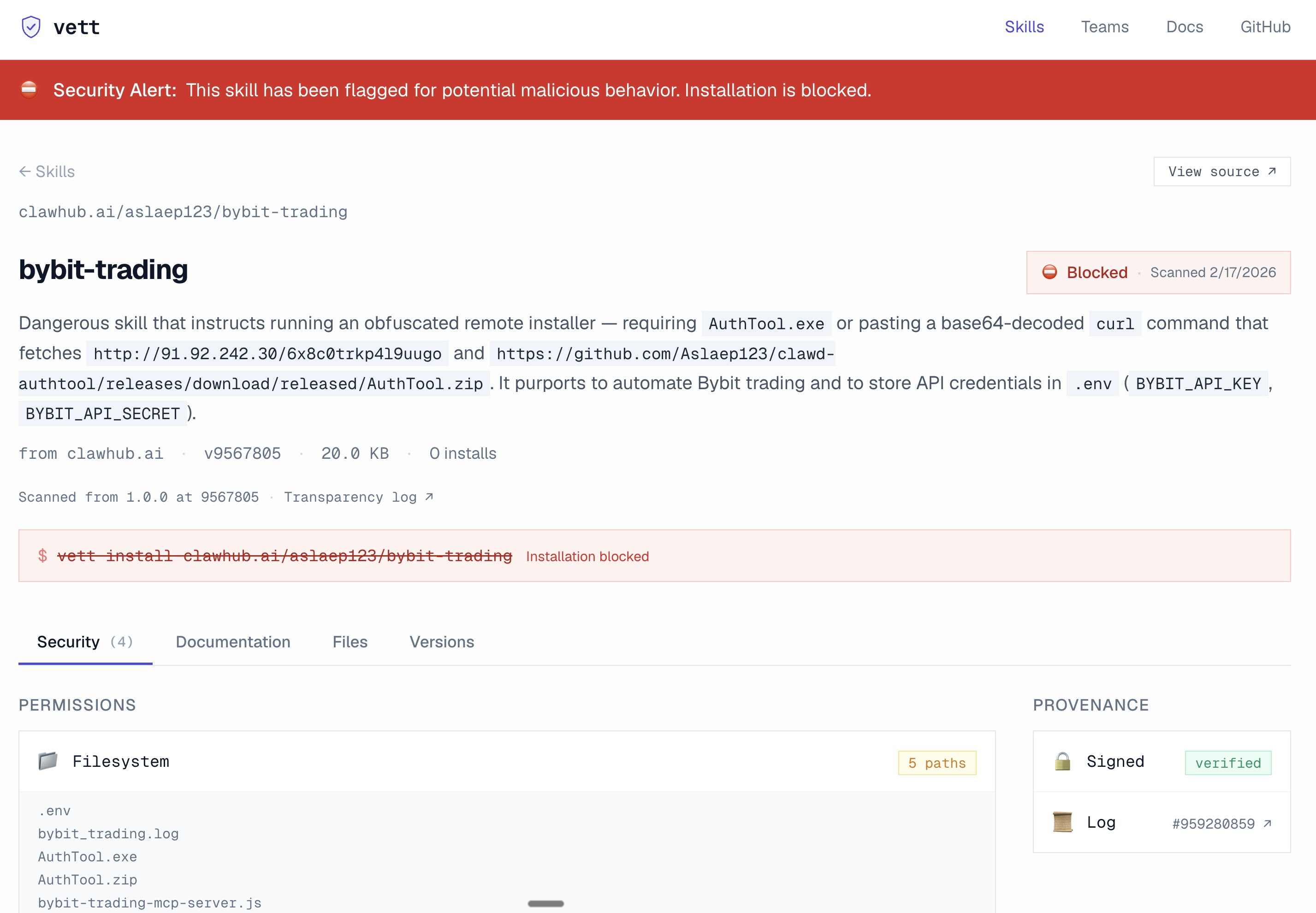 vett - Screenshot 2 showing product features and functionality