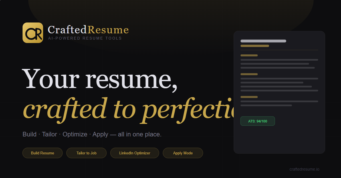 Crafted Resume gallery image