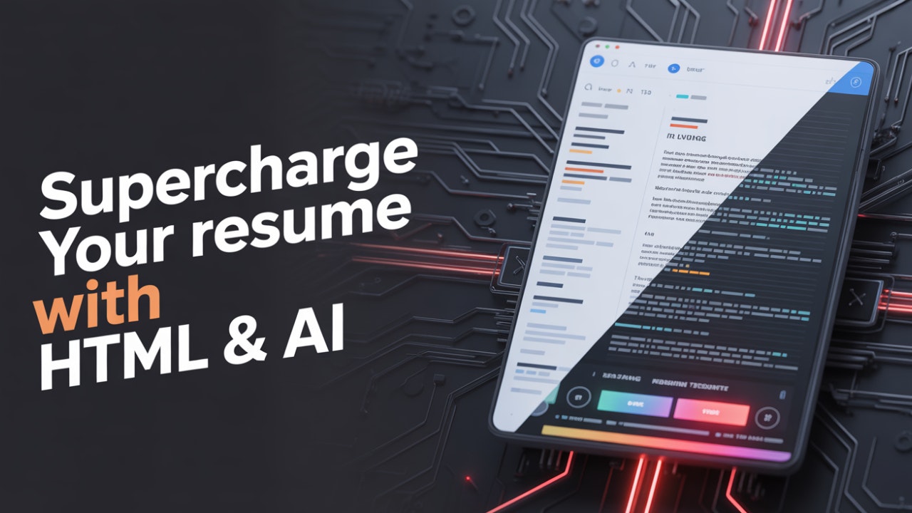 HTML Resume Template Editor & PDF Export - WYSIWYG RESUME EDITOR พร้อมการส่งออก PDF และเทมเพลตฟรี media 1
