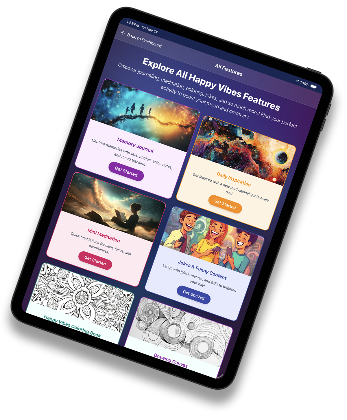 HappyVibes App gallery image