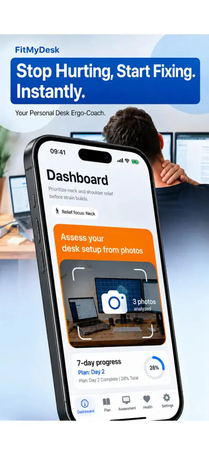 FitMyDesk screenshot 1