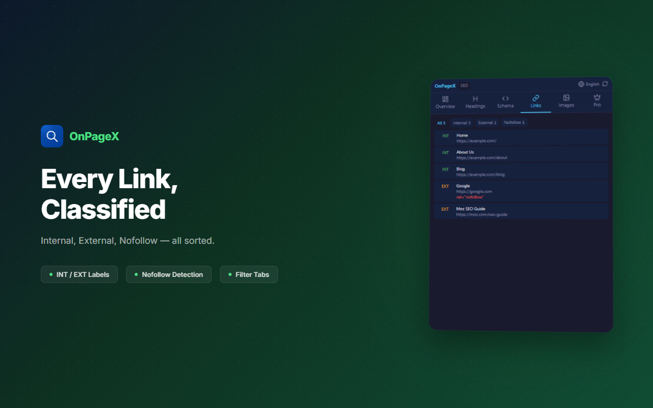 OnPageX - Screenshot 2 showing product features and functionality
