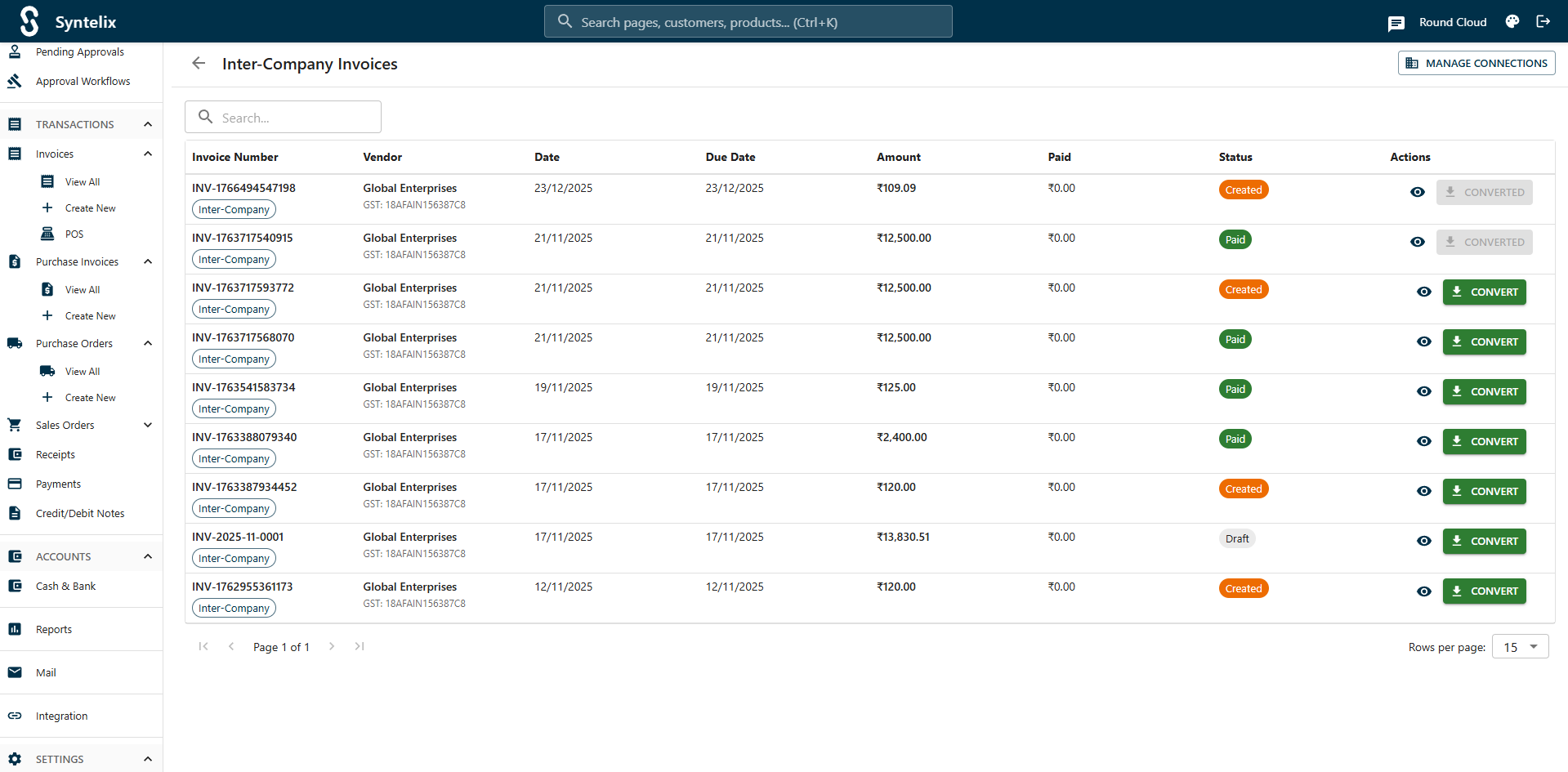 Syntelix ERP gallery image