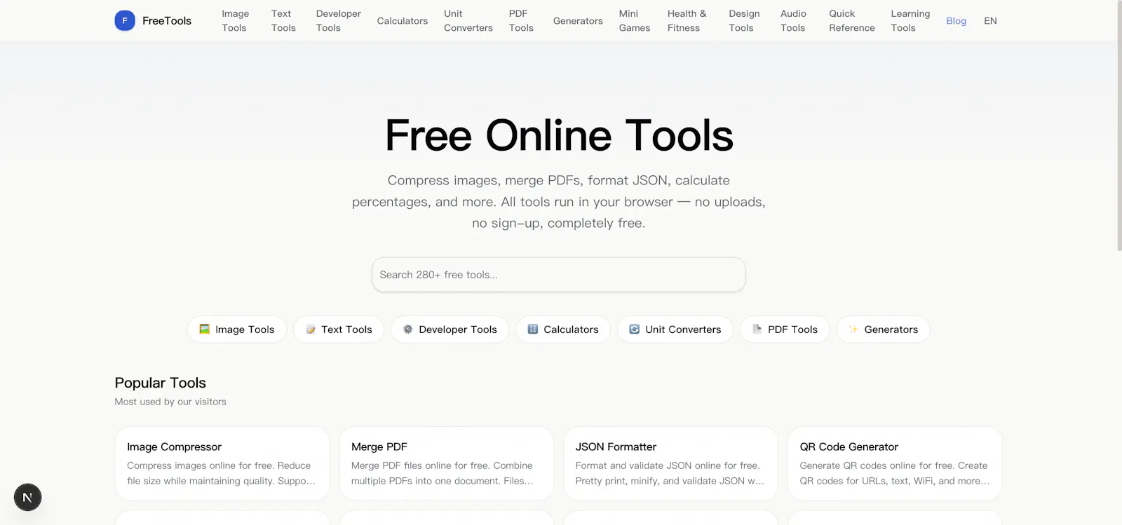 FreeTools screenshot 1