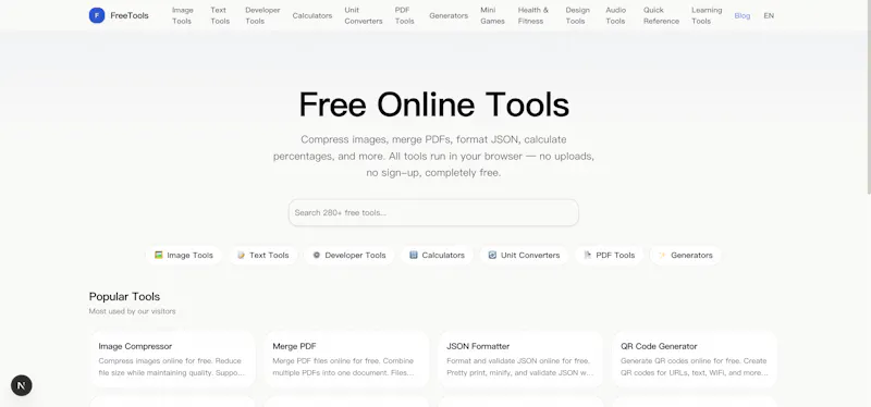 FreeTools screenshot 1