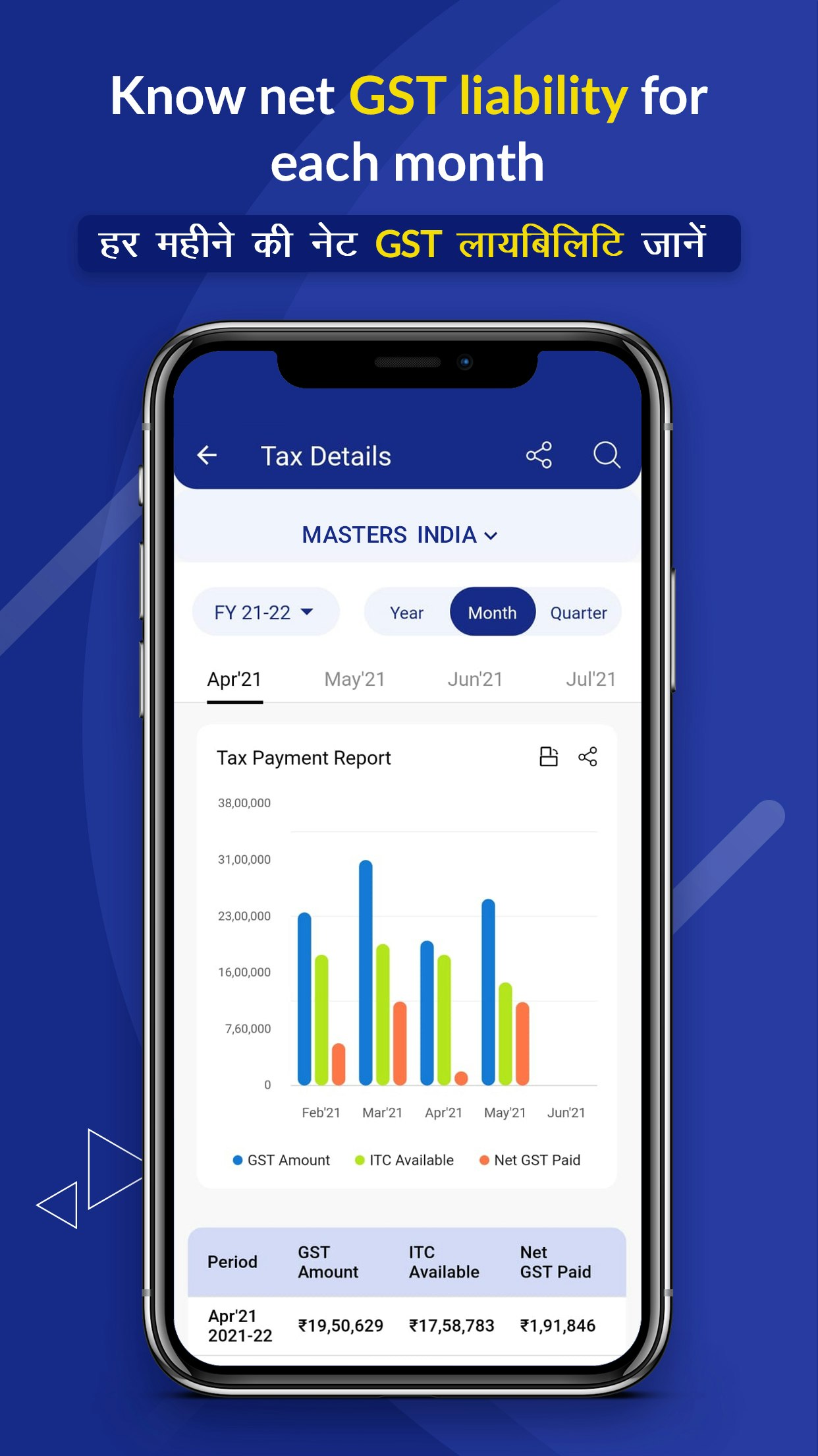 MASTERS INDIA’s GST Analyst App gallery image
