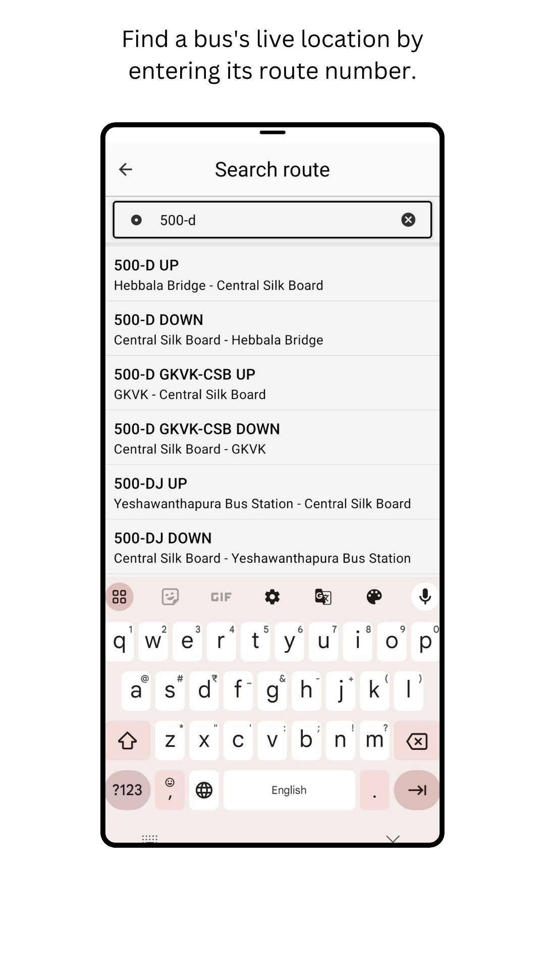 Gonaj Beta - 旅に出ます。バンガロールの公共交通機関のバスを追跡しますメディア2