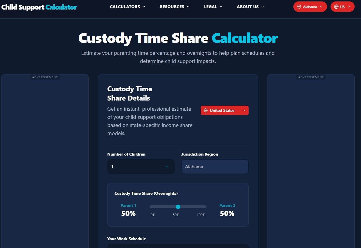 Family Law Calculator Suite gallery image