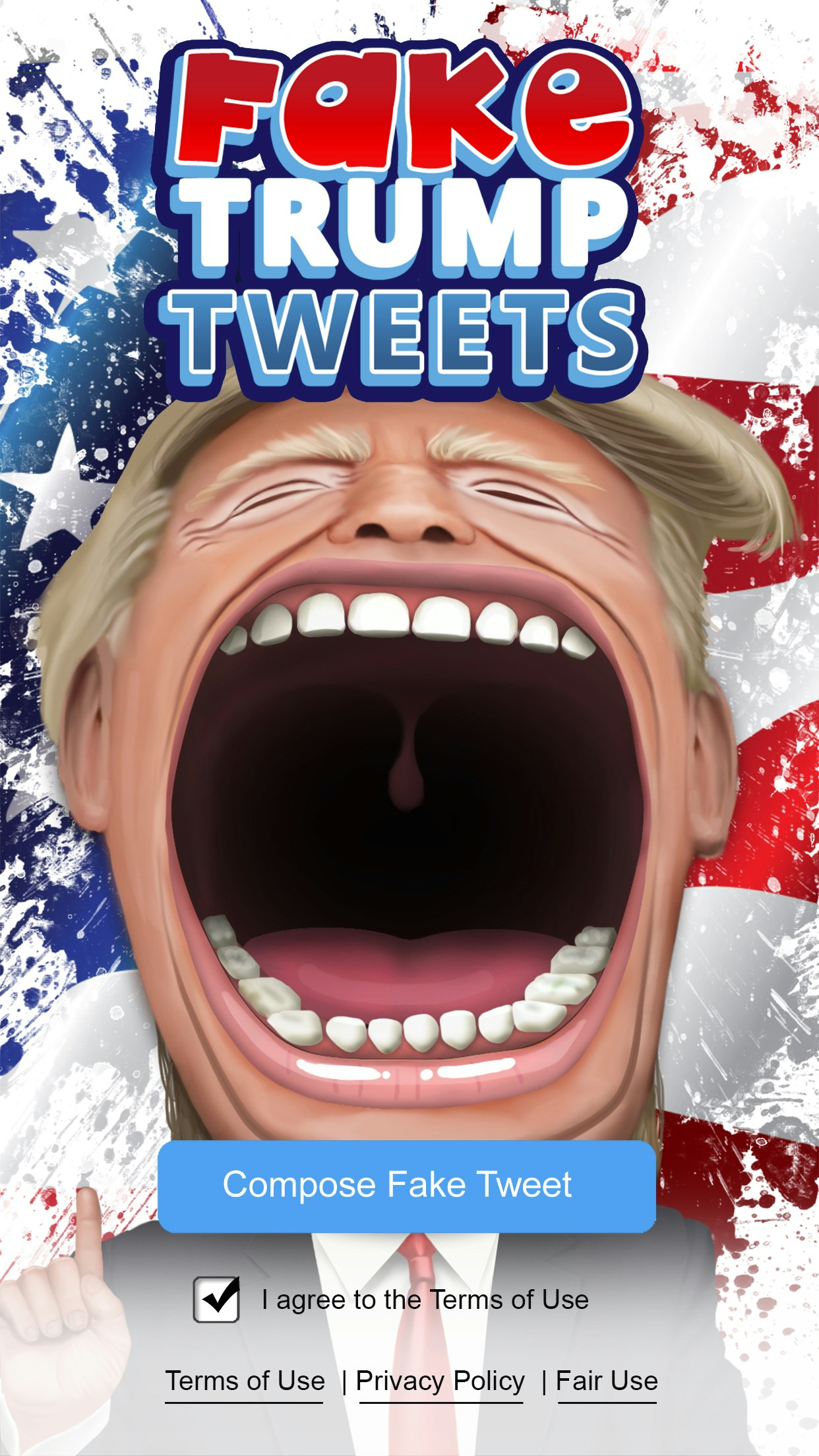 Fake Trump Tweets app for iPhone gallery image