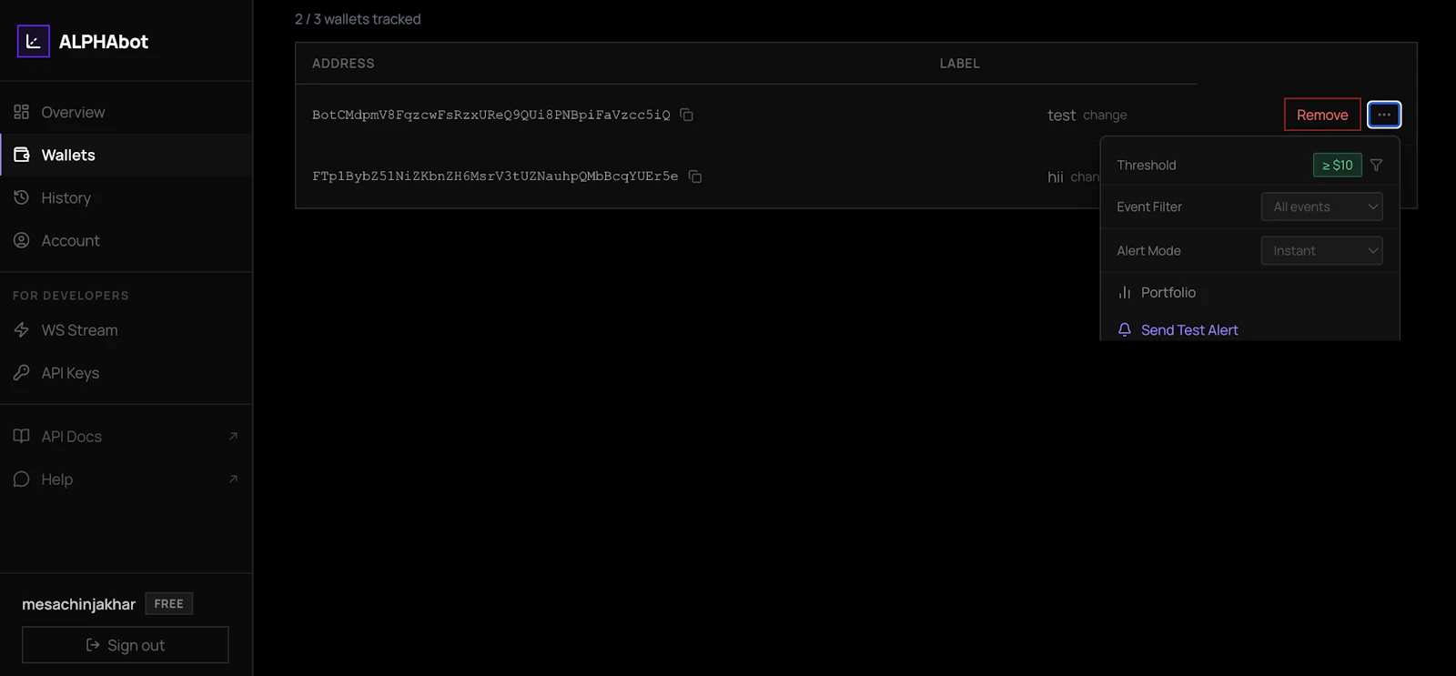 ALPHAbot screenshot 2