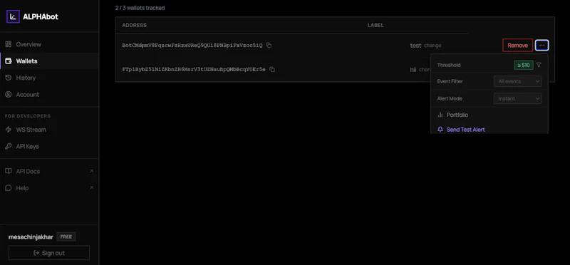 ALPHAbot screenshot 2