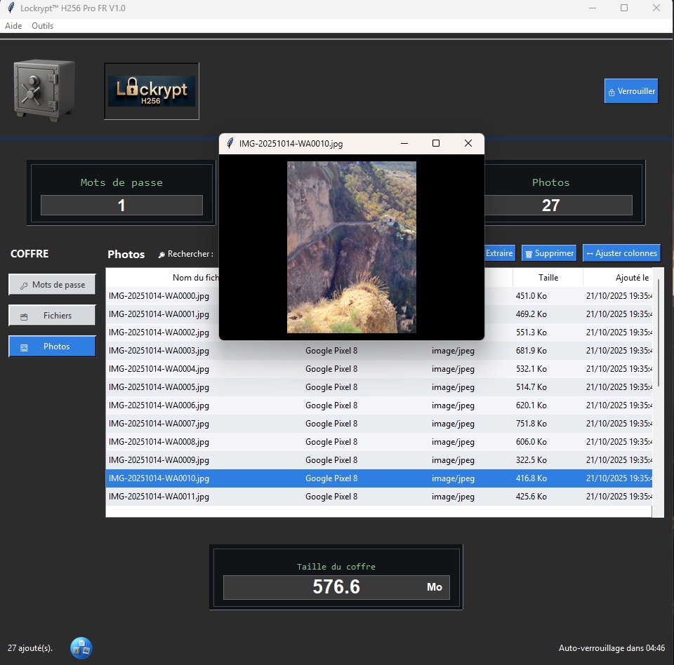 Lockrypt H256 – Secure vault AES-256 gallery image