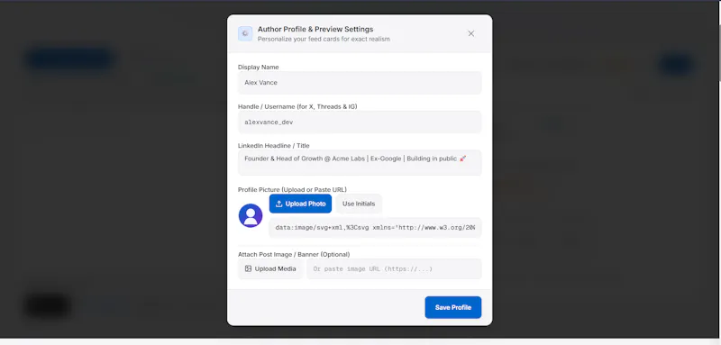 PreviewYourPost screenshot 4