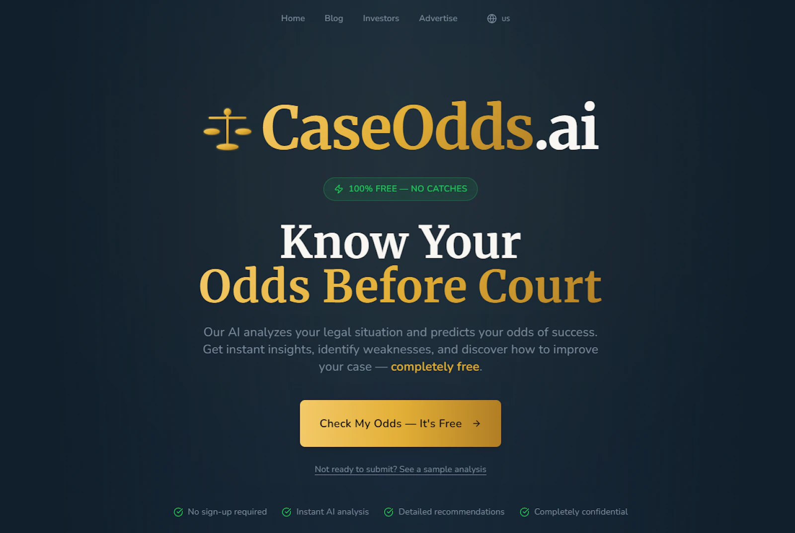 CaseOdds.ai screenshot 4