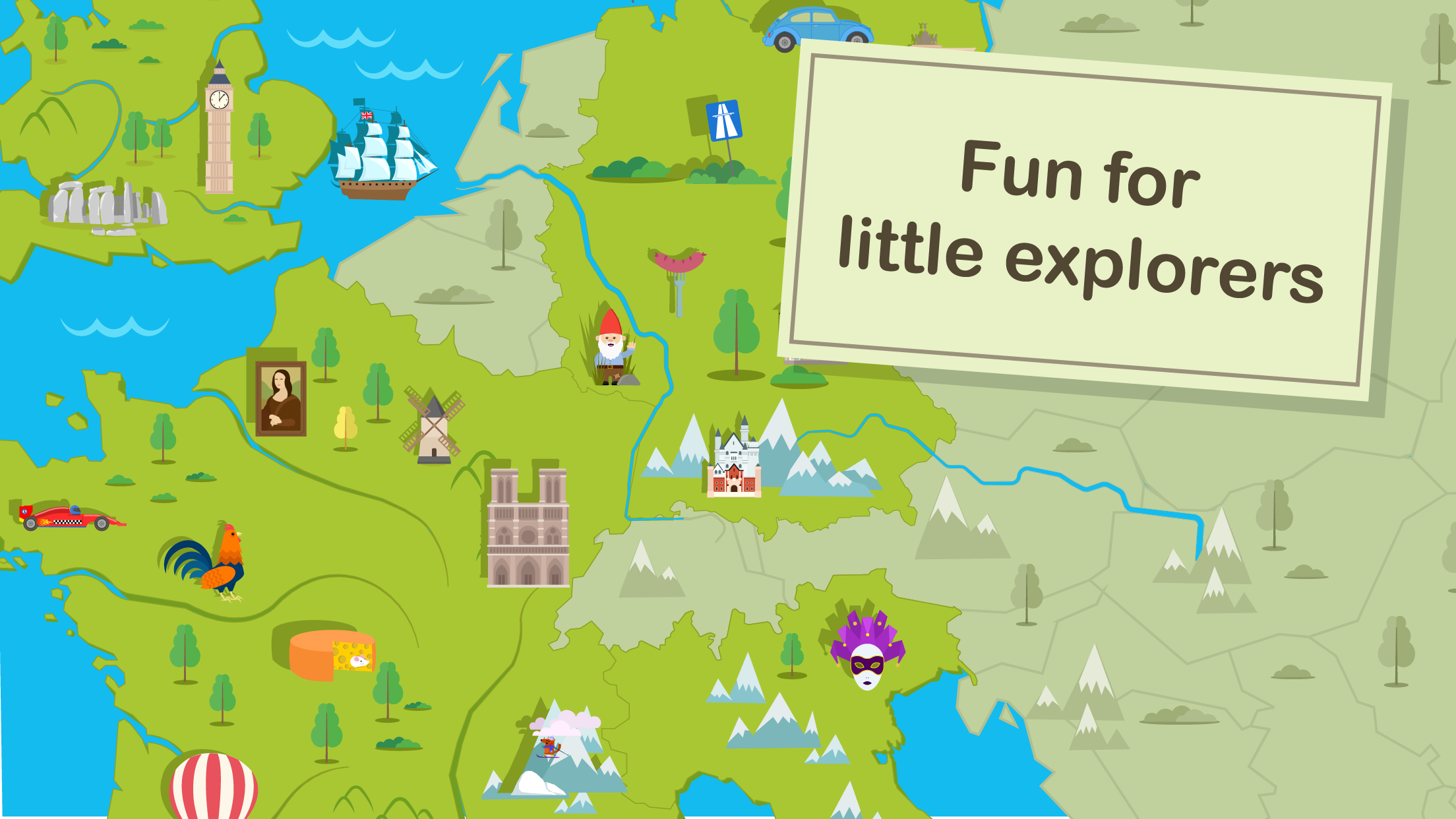 Puzzle World - edutainment atlas for kids gallery image