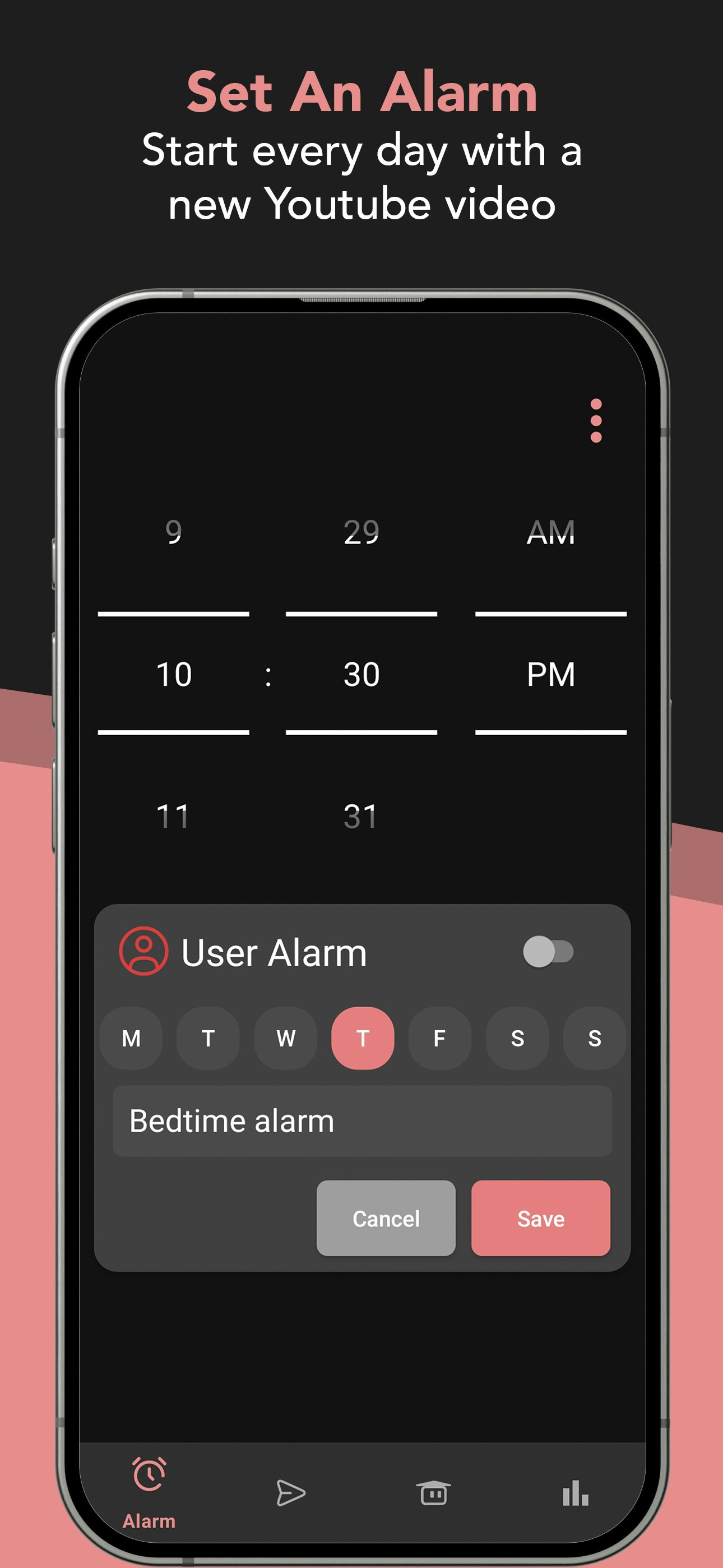 Tubot AI Youtube alarm