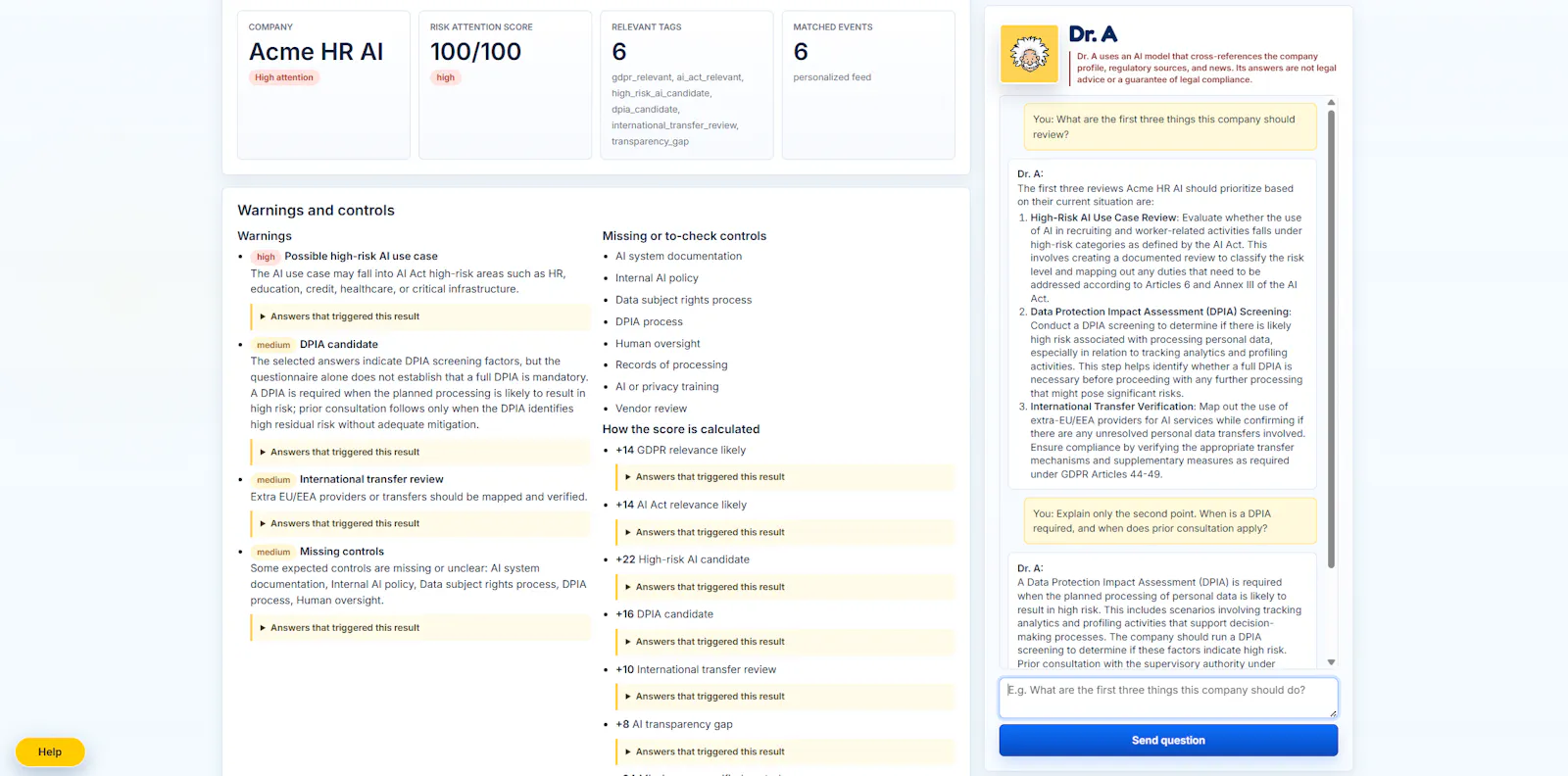AI Act Compliance Navigator screenshot 8
