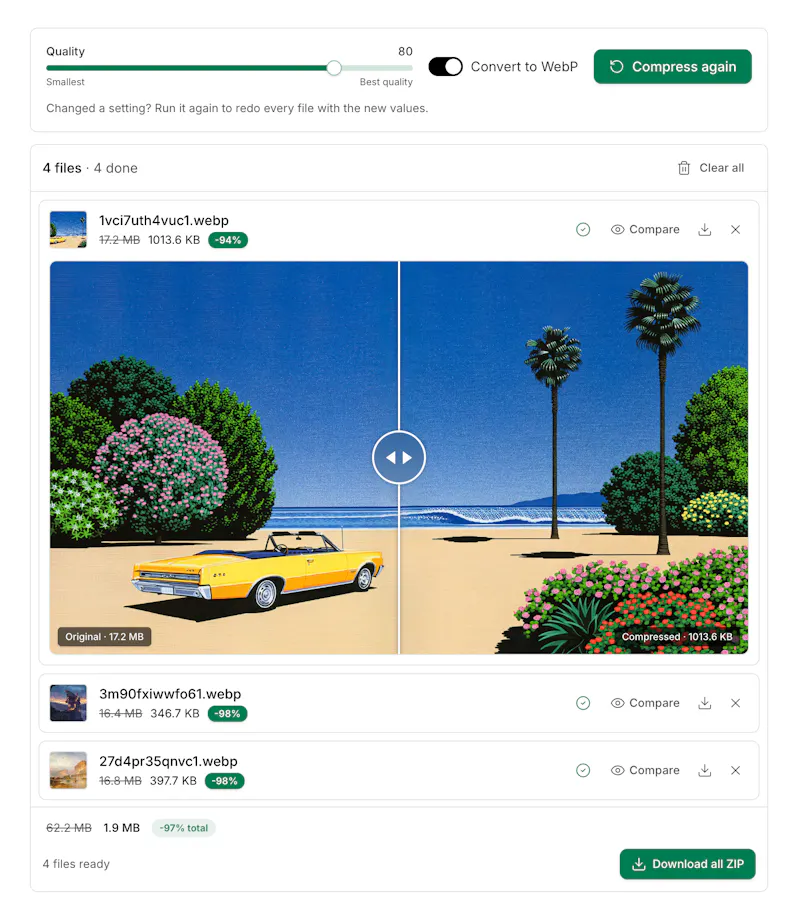 ImgKilo - Compress & Resize Images screenshot 2