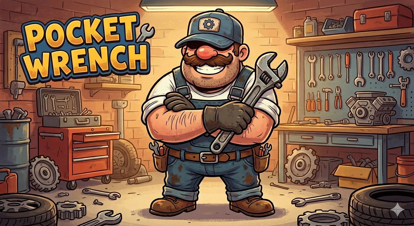 PocketWrench — Mechanic, In Your Pocket logo