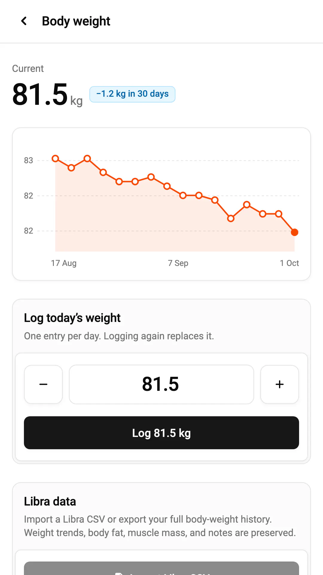 Simple Workout Log screenshot 4