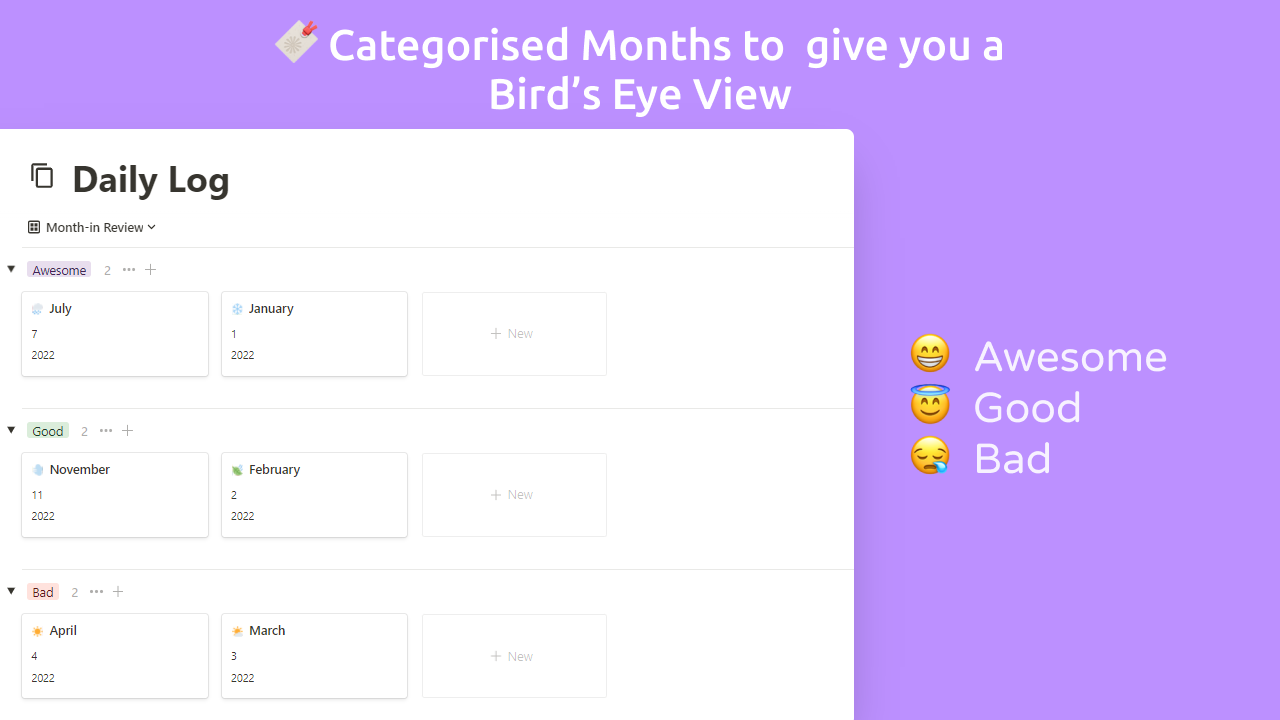 Daily Log Planner 2022 (Notion) gallery image