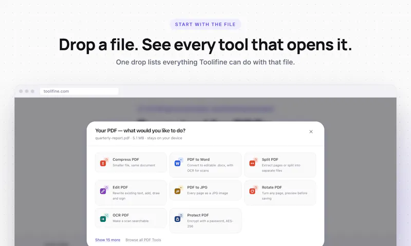 Toolifine screenshot 2