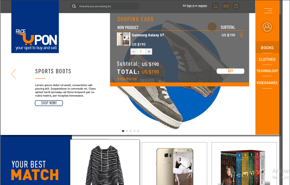 Faceupon gallery image