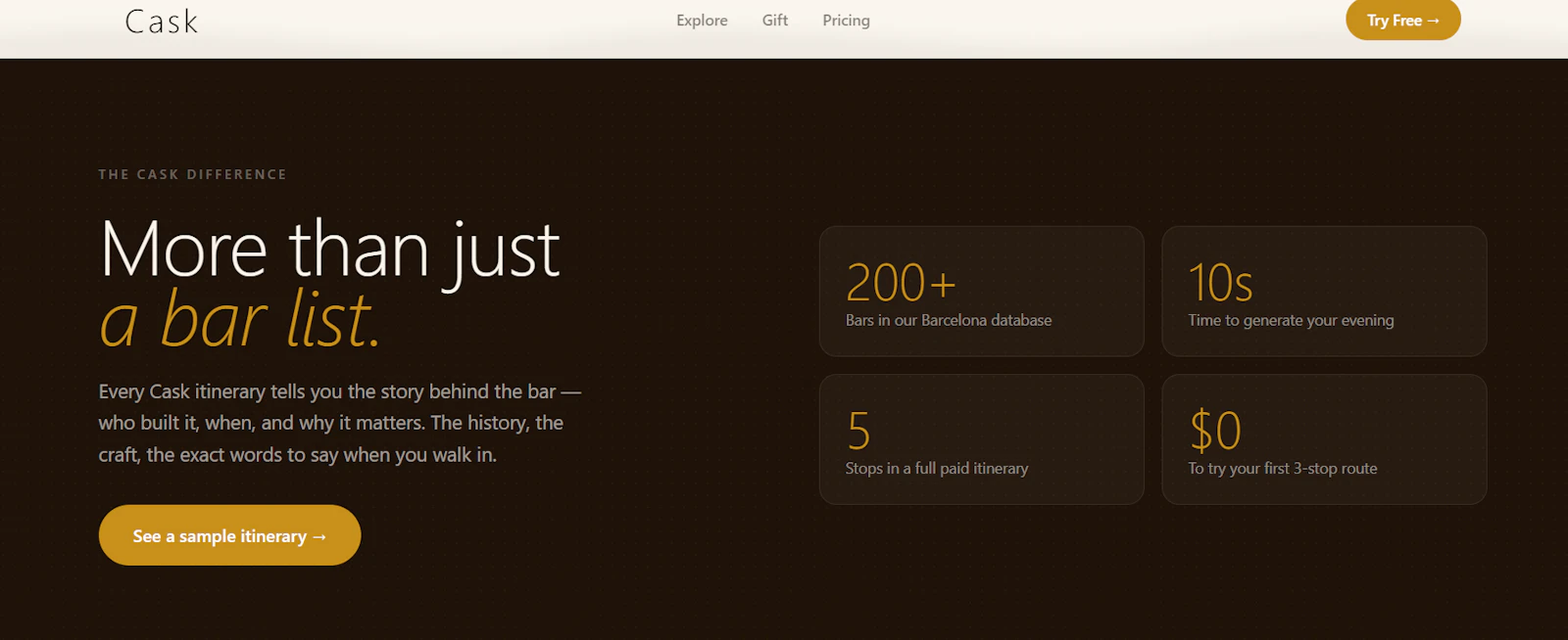 Cask — Barcelona Bar Itineraries screenshot 2