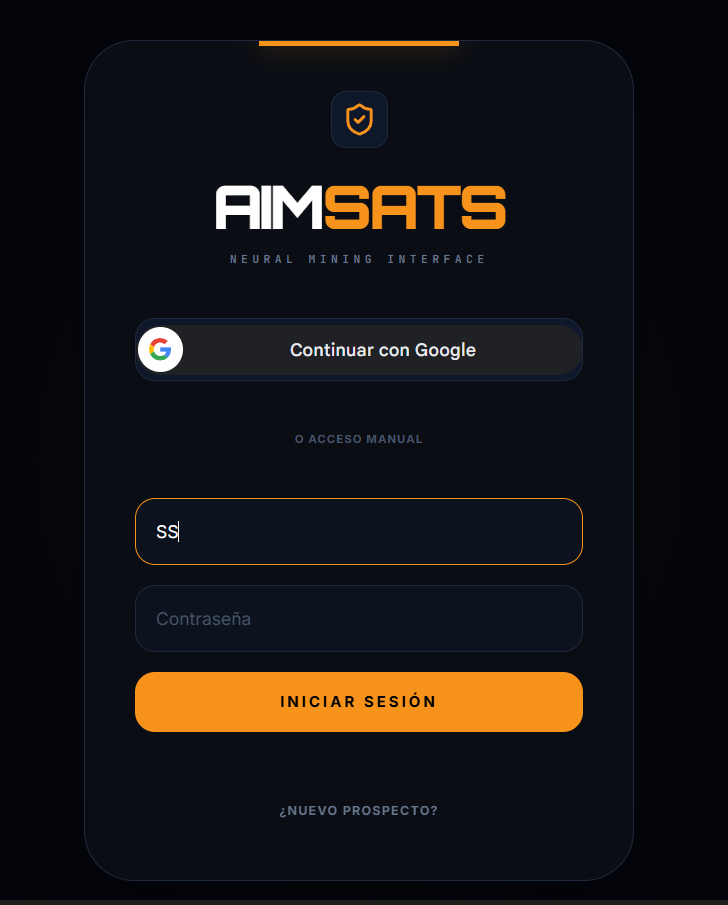 AimSats Earn Satoshis - Main product screenshot demonstrating key features and user interface