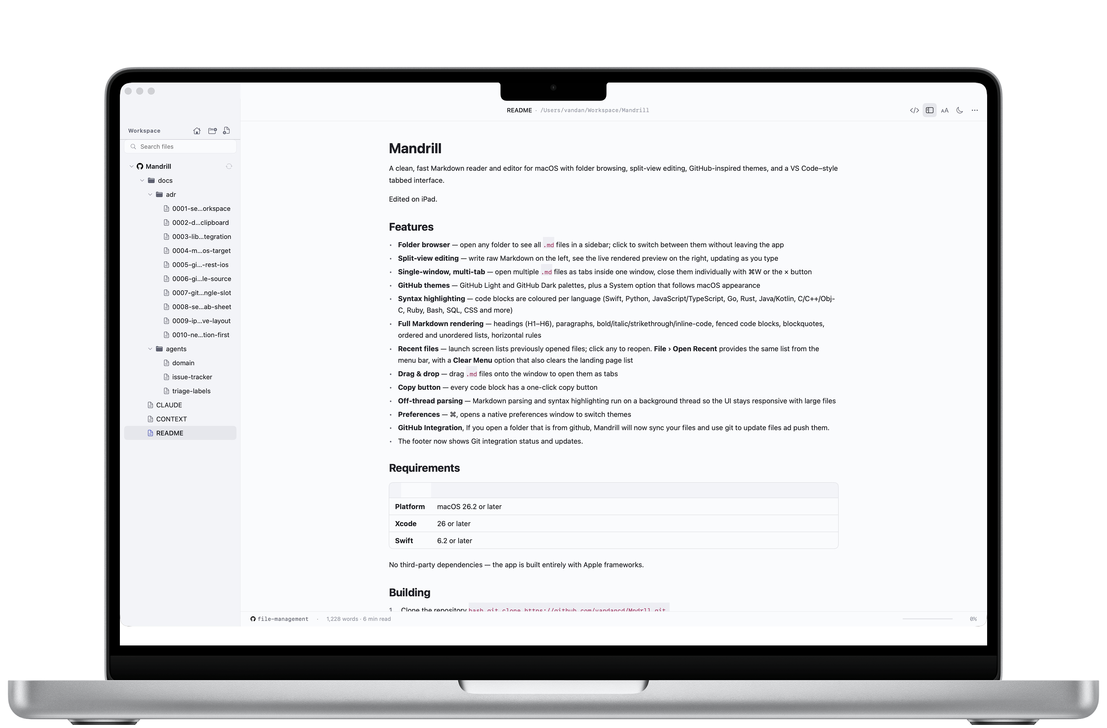 Mandrill  - Markdown Editor gallery image