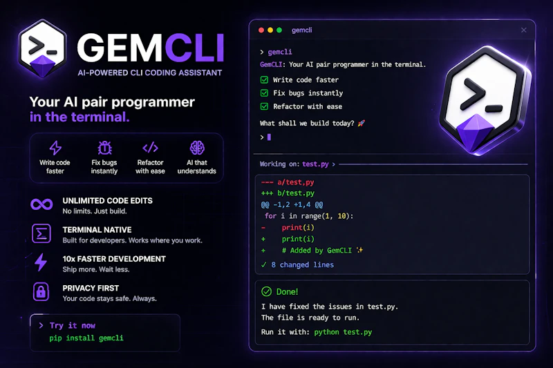 GemCLI screenshot 1