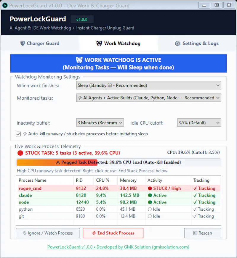 PowerLockGuard screenshot 1