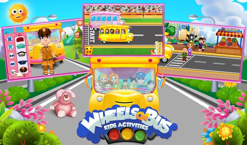 Play Wheels On the Bus  Free Online Games. KidzSearch.com