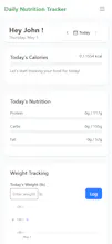 Daily Nutrition Tracker gallery image