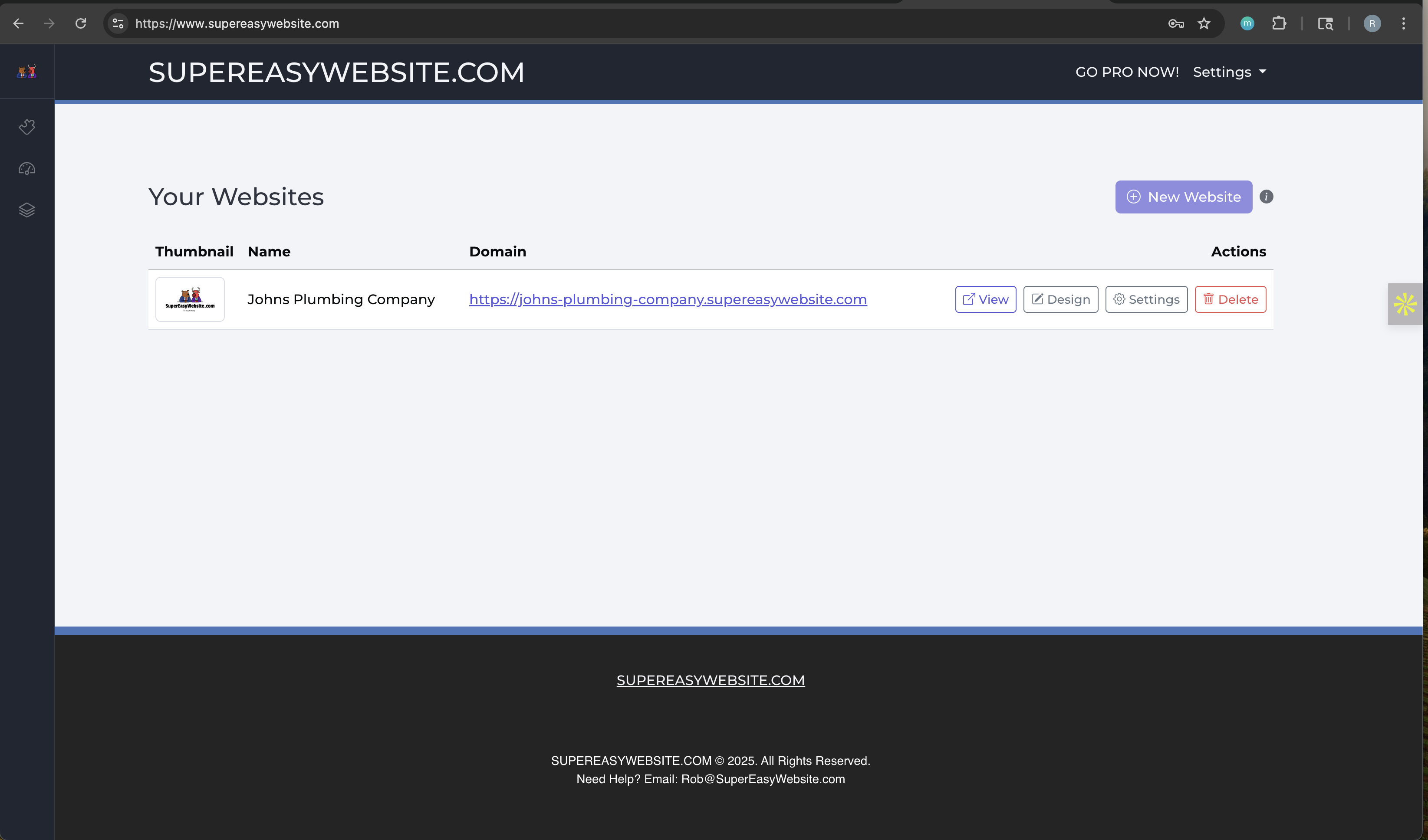 SUPEREASYWEBSITE.COM - 1 Page site builder + Light weight CRM medya 1