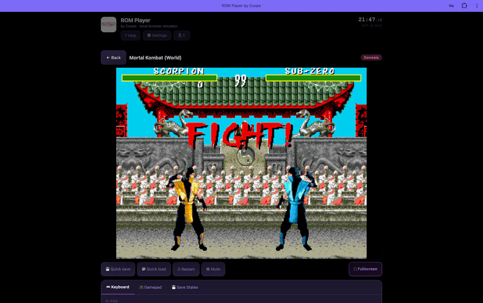 ROM Player by Coops screenshot 6