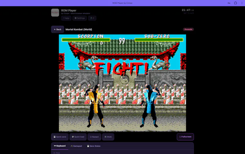 ROM Player by Coops screenshot 6
