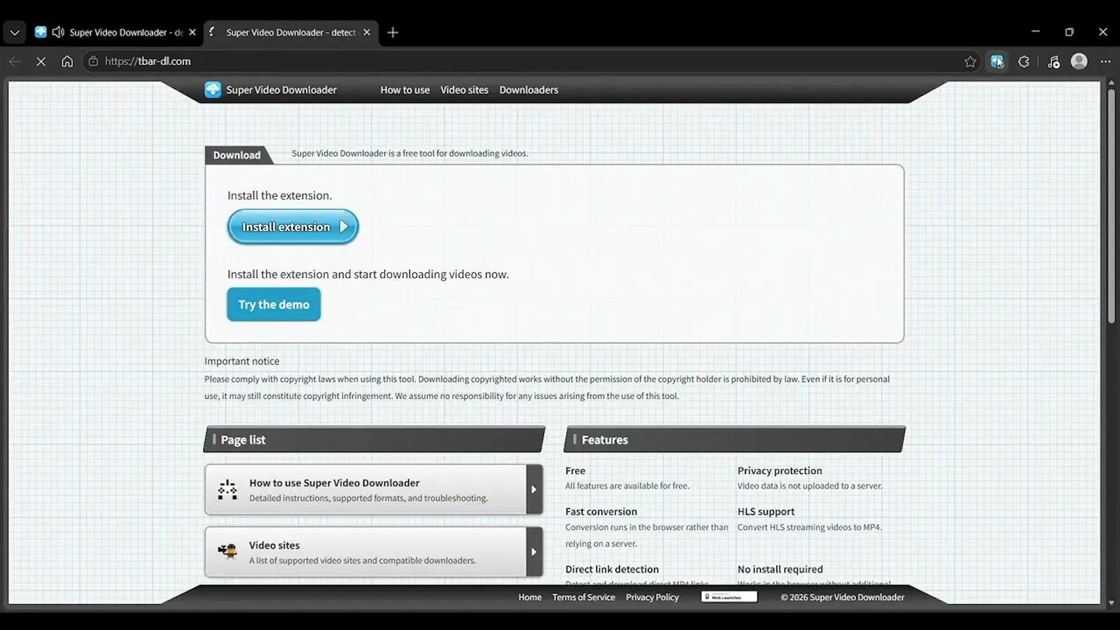 Super Video Downloader screenshot 1 (video preview)