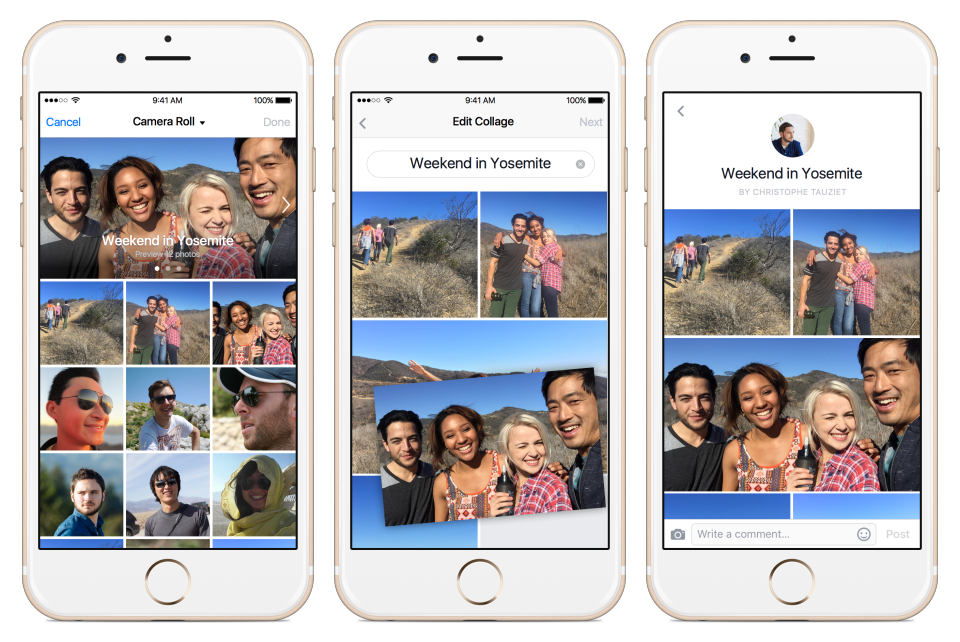 Facebook Live Video and Collages gallery image