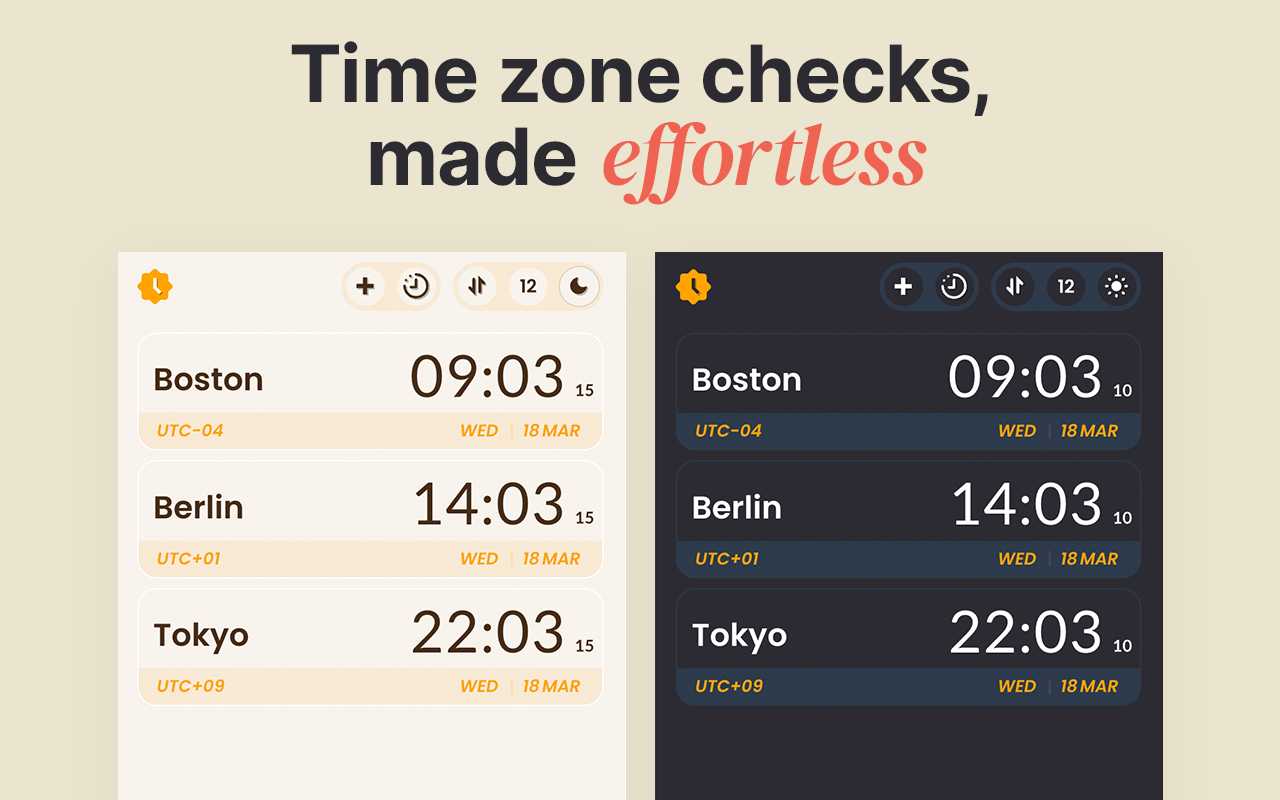 TimeMate — World Clock + Converter gallery image