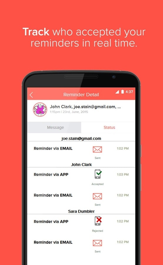 RemindZapp - If your friends forget, Zapp 'em! gallery image