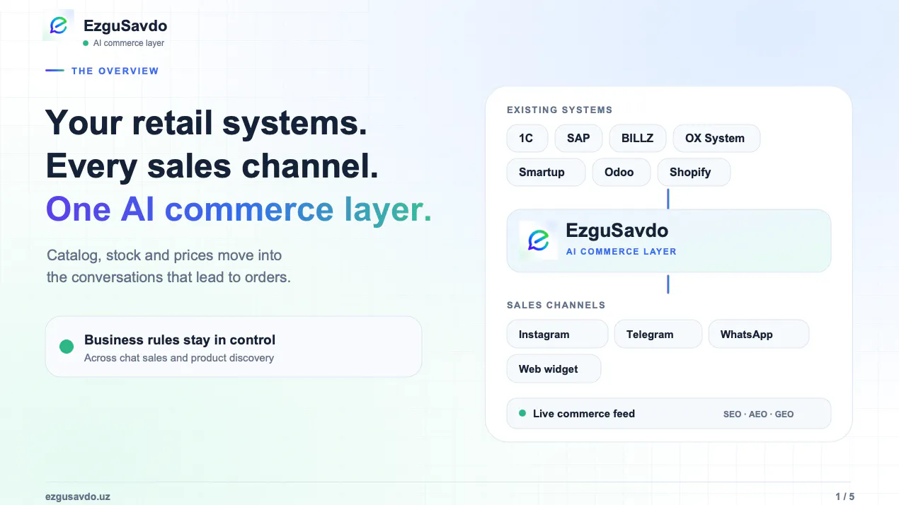 EzguSavdo product