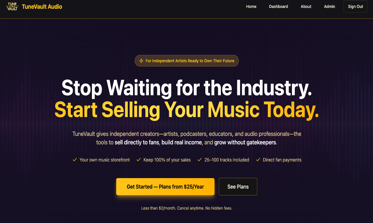 TuneVault Audio gallery image