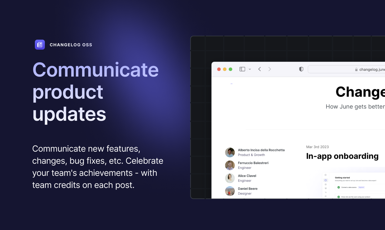 Changelog OSS semanal media 2