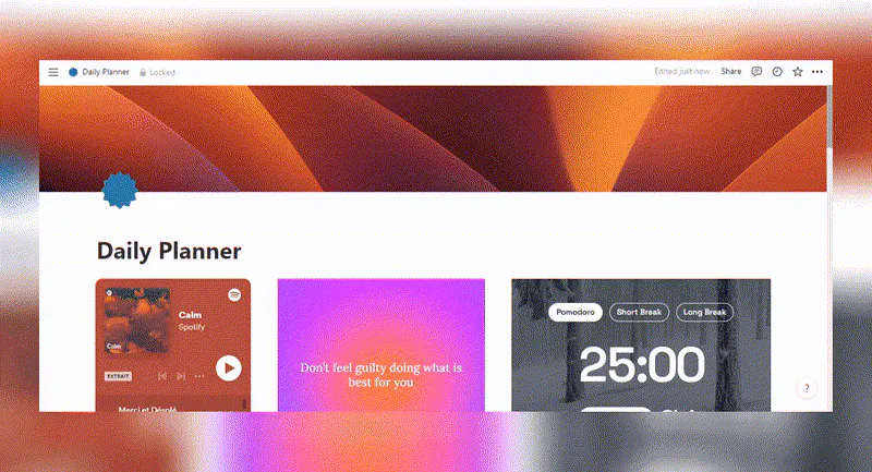 Notion Daily Planner gallery image
