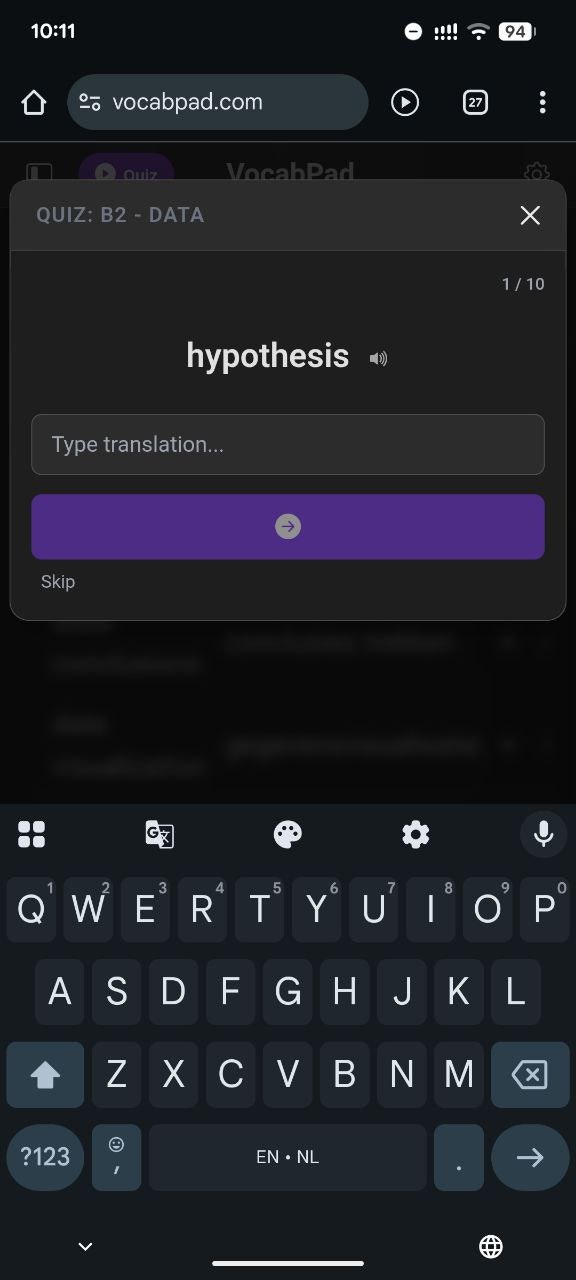 VocabPad gallery image