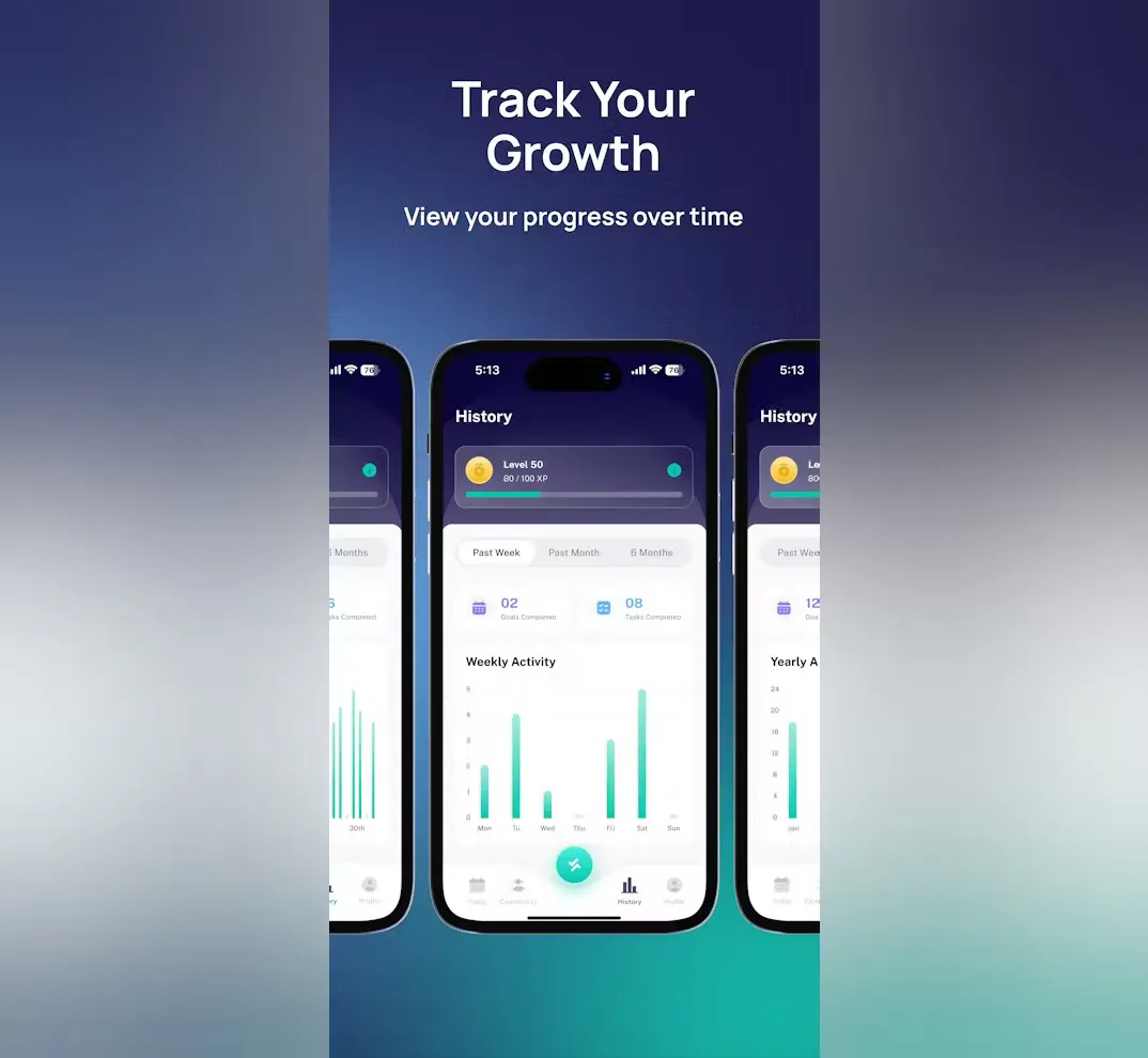 Level Up Goal & Habit Tracker  gallery image