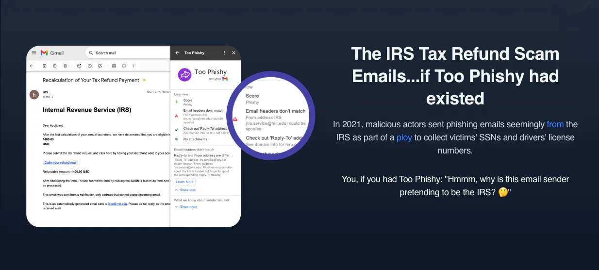 Too Phishy for Gmail gallery image